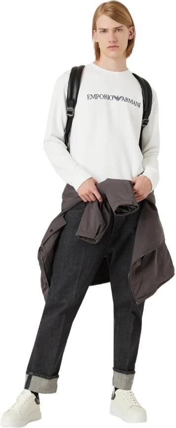 Emporio Armani Stijlvolle Sweatshirts voor Mannen White Heren - Foto 14