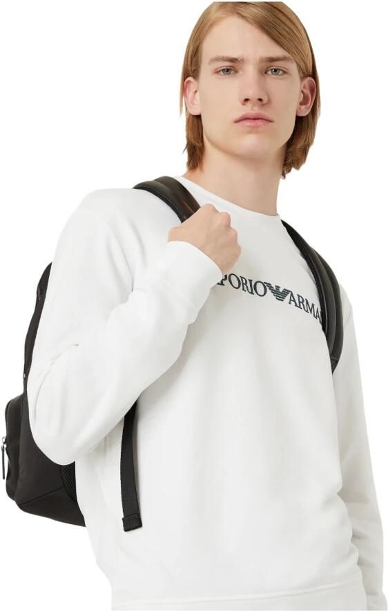 Emporio Armani Stijlvolle Sweatshirts voor Mannen White Heren - Foto 6