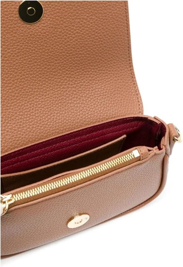 Emporio Armani Hobo bags Textured Mini Crossbody Bag in bruin