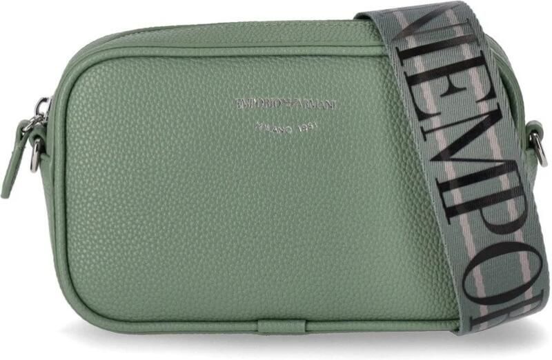 Emporio Armani Groene Mini Tas met Verstelbare Band Green Dames