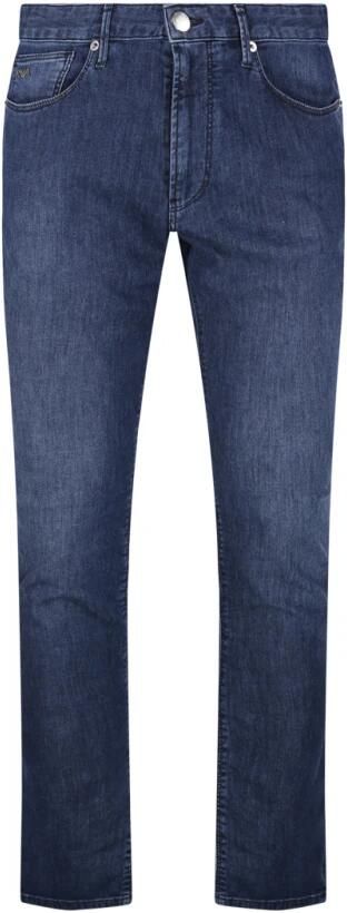 Emporio Armani Klassieke Straight Fit Jeans Blue Heren - Foto 2