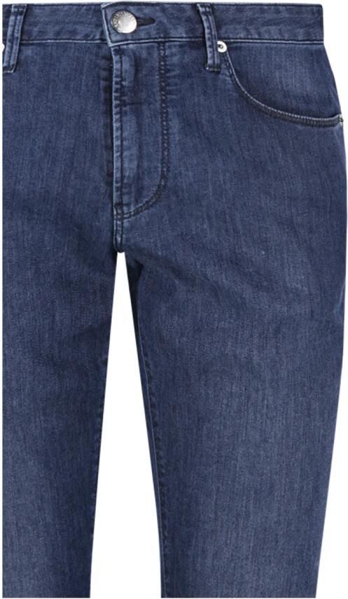 Emporio Armani Klassieke Straight Fit Jeans Blue Heren