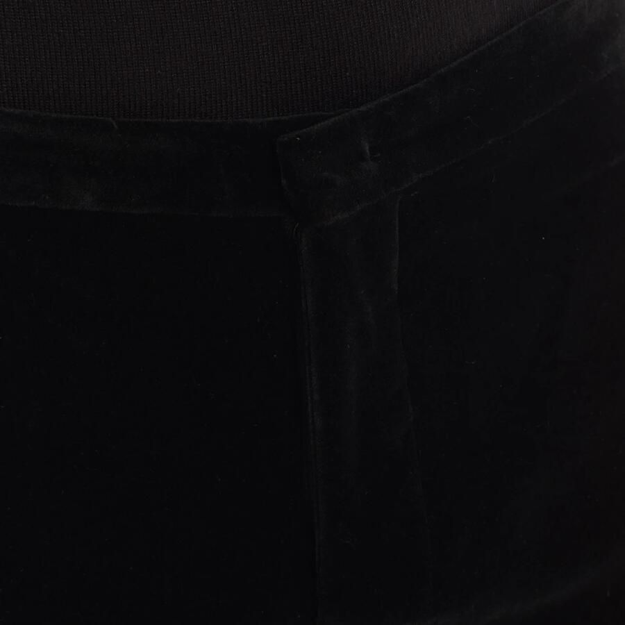 Emporio Armani Fluwelen broek voor verfijnde stijl Black Heren - Foto 2