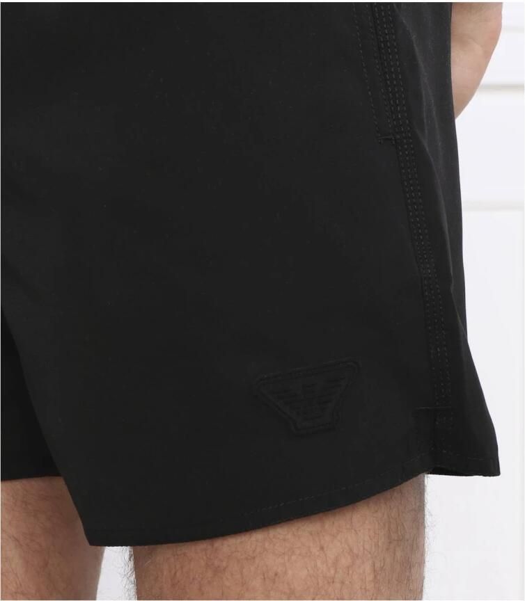 Emporio Armani Geborduurde Logo Polyester Zwemshorts Black Heren - Foto 2