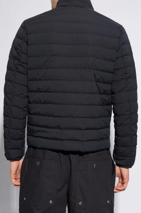 Emporio Armani Paddedylon Hoge Kraag Zwarte Puffer Jas Black Heren - Foto 7
