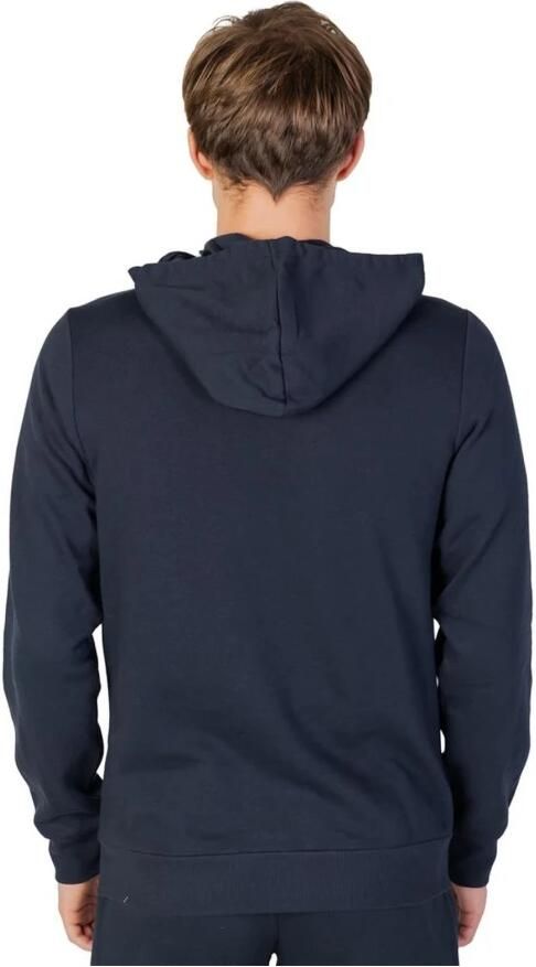 Emporio Armani Geborduurde Logo Rits Hoodie Armani Blue Heren - Foto 4