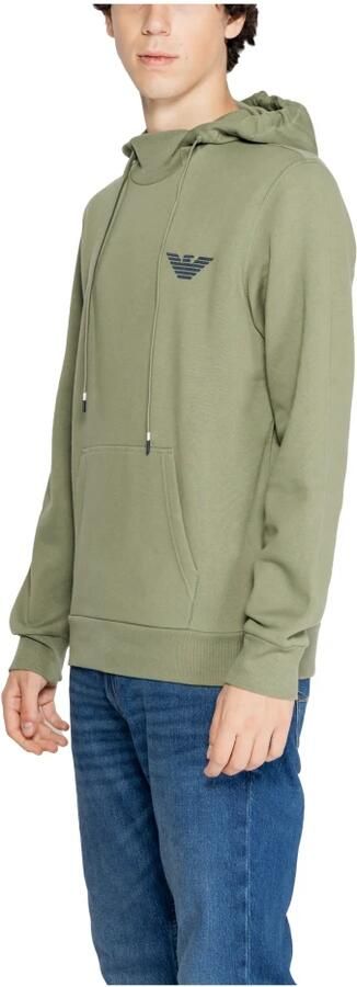 Emporio Armani Groene Katoenmix Sweater Heren Herfst Winter Green Heren - Foto 5