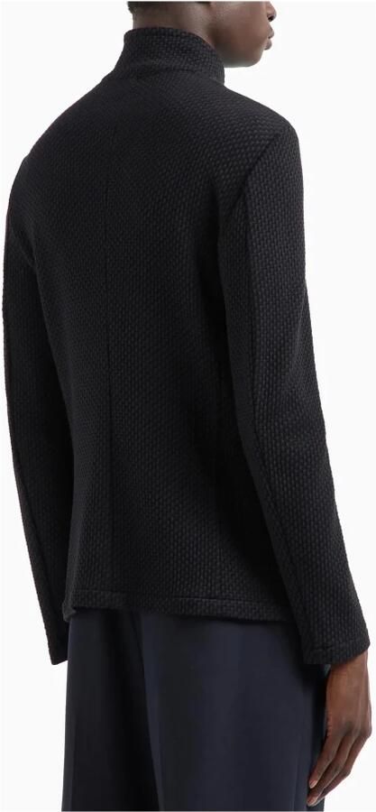 Emporio Armani Guru Kraag Jas 3D Effect Black Heren - Foto 2