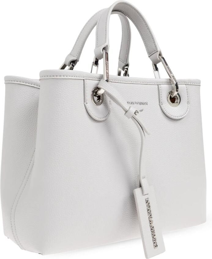 Emporio Armani Shoppers & Totes Myea Perla Tobacco Small Shopping Bag in grijs - Foto 3
