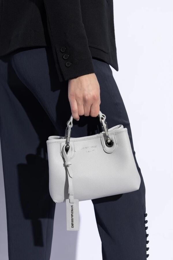 Emporio Armani Shoppers & Totes Myea Perla Tobacco Mini Shopping Bag in grijs - Foto 6