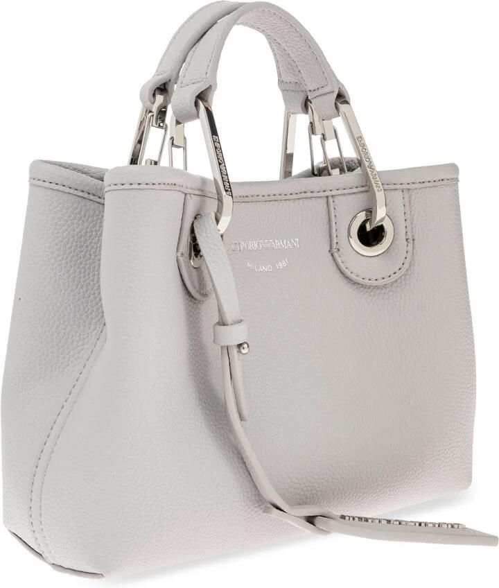 Emporio Armani Shoppers & Totes Myea Perla Tobacco Mini Shopping Bag in grijs - Foto 4