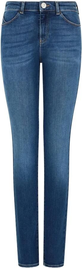 Emporio Armani Hoge Taille Skinny Jeans Blue Dames - Foto 3