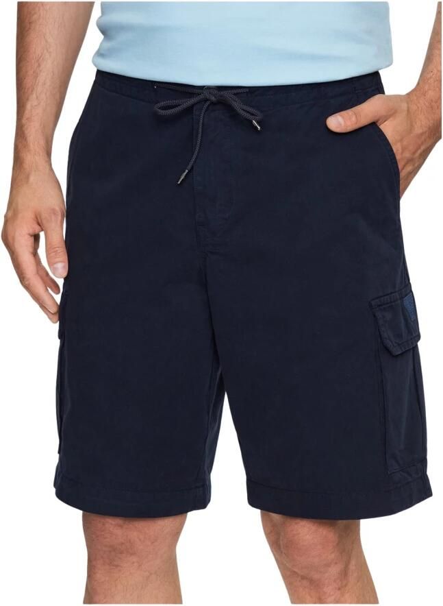 Emporio Armani Katoenen Cargo Shorts Les Bleus Blue Heren - Foto 4