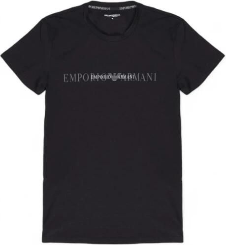 Emporio Armani Katoenen Heren T-shirt Herfst Winter Collectie Black Heren - Foto 4