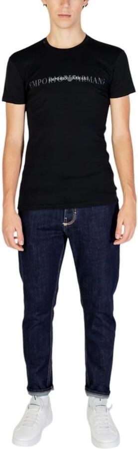 Emporio Armani Katoenen Heren T-shirt Herfst Winter Collectie Black Heren - Foto 2