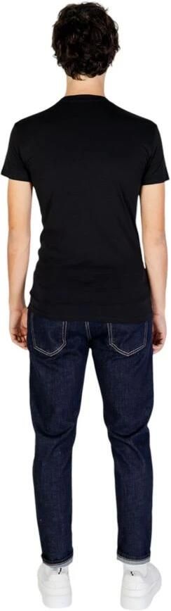 Emporio Armani Katoenen Heren T-shirt Herfst Winter Collectie Black Heren - Foto 3