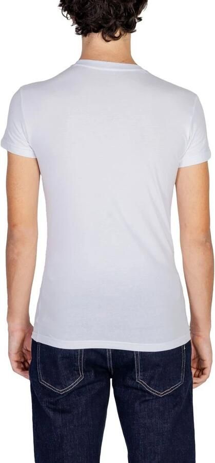 Emporio Armani Katoenen Heren T-shirt Herfst Winter Collectie White Heren - Foto 5