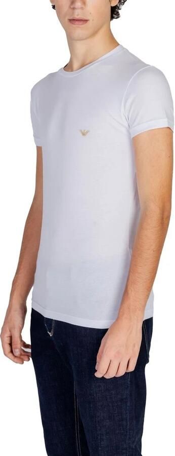 Emporio Armani Katoenen Heren T-shirt Herfst Winter Collectie White Heren - Foto 3