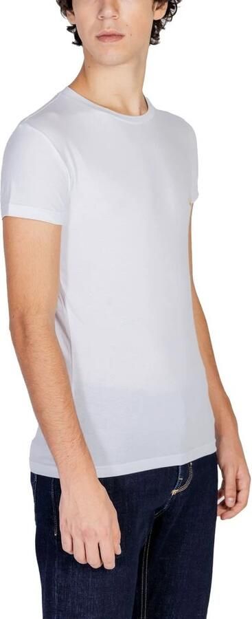 Emporio Armani Katoenen Heren T-shirt Herfst Winter Collectie White Heren - Foto 2