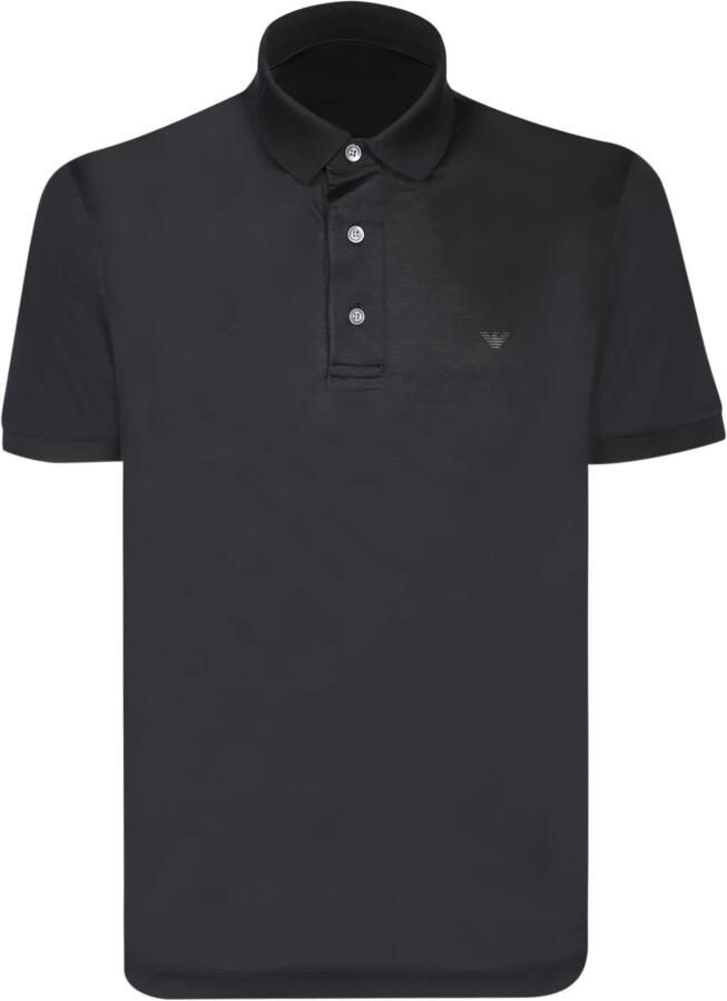 Emporio Armani Veelzijdig Nera Polo Shirt voor Heren Black Heren