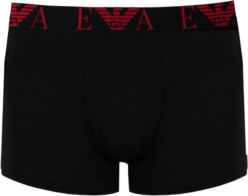 Emporio Armani 3-Pack Stretch Katoenen Boxers Zwart Black Heren - Foto 2