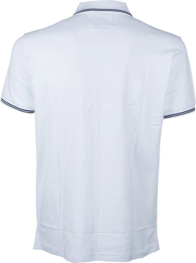 Emporio Armani Polo Shirt met Contrastbies Wit Katoen White Heren - Foto 3