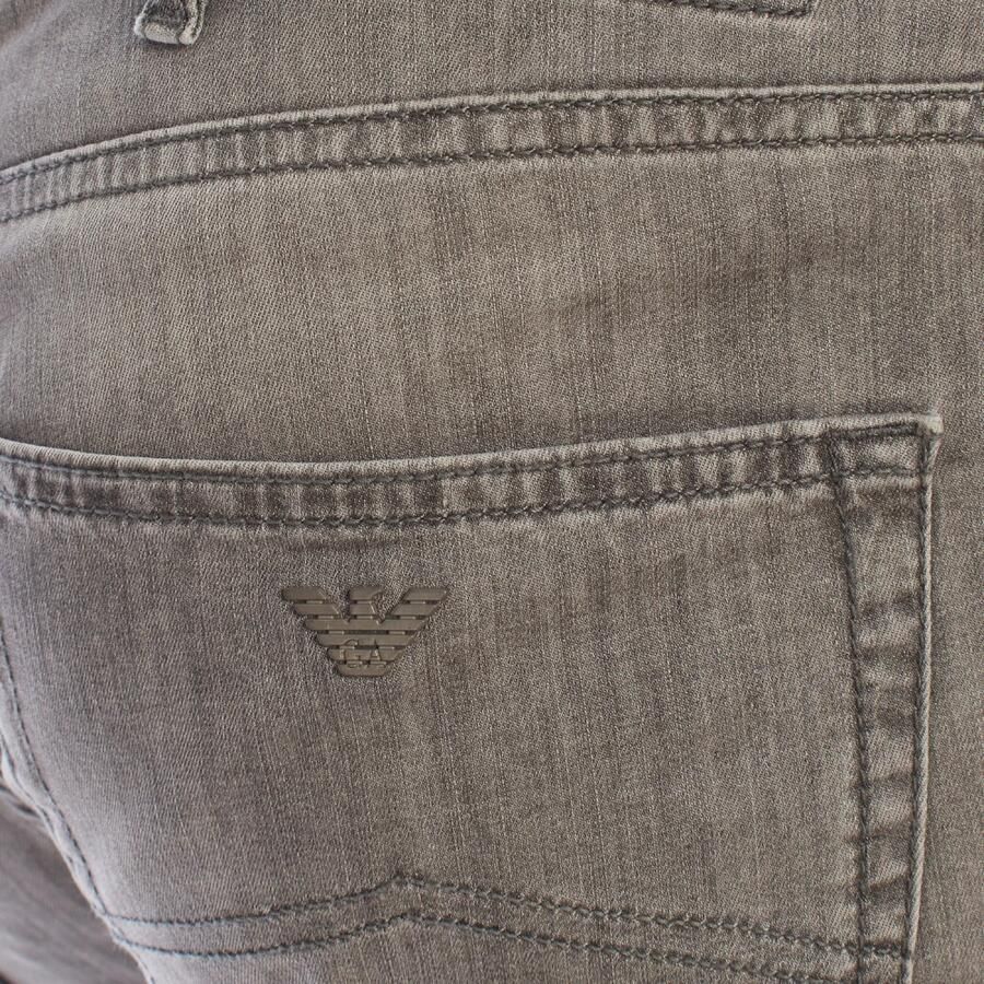 Emporio Armani Klassieke Straight Leg Denim Broek Gray Heren - Foto 2