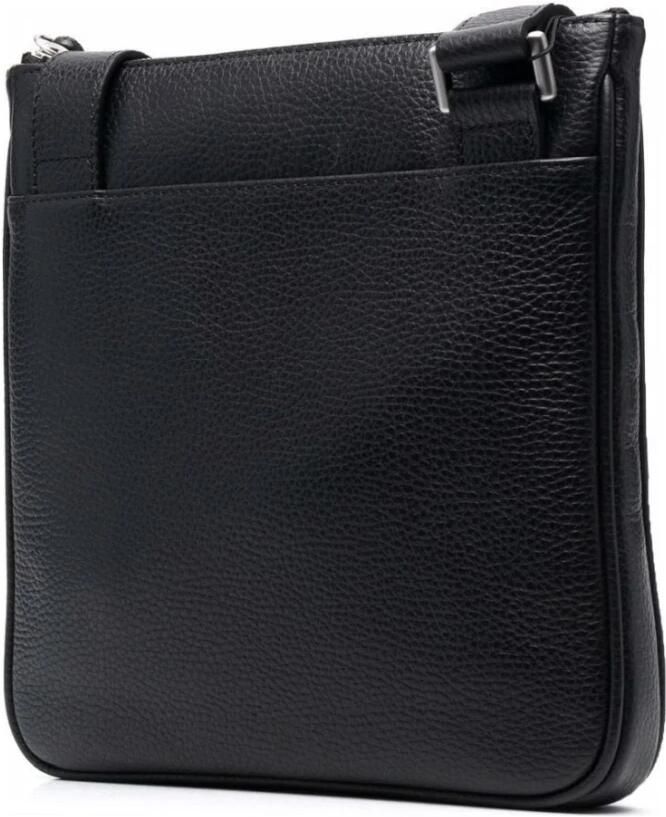 Emporio Armani Zwarte Leren Schoudertas Model Y4M252 Black Heren - Foto 2