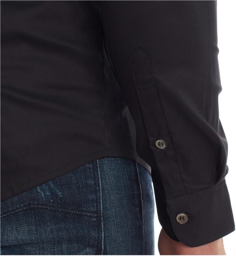 Emporio Armani Lange mouwen overhemd Elegant en veelzijdig Blue Heren - Foto 2