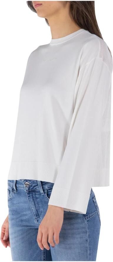 Emporio Armani Lichte Crewneck Sweater Ivoor Beige Dames - Foto 2