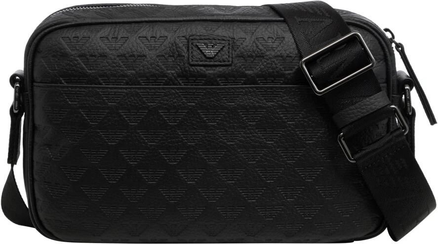 Emporio Armani Logo Crossbody Tas met Ritssluiting Black Heren - Foto 3