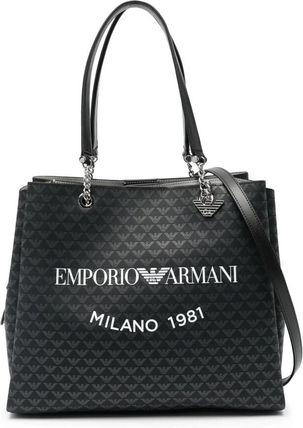 Emporio Armani Multicolor handtas met magnetische sluiting Black Dames - Foto 5