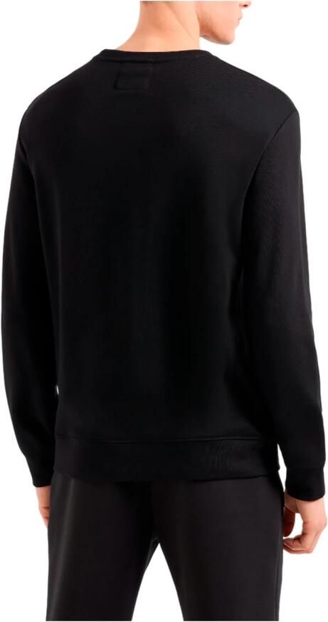 Emporio Armani Logo Sweatshirt Ronde Hals Contrast Brand Black Heren - Foto 3
