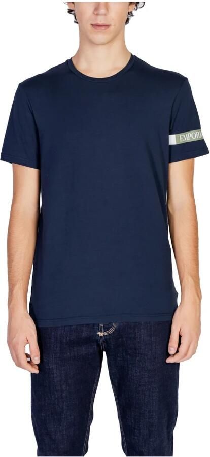 Emporio Armani Mannen T-shirt en Polo Collectie Blue Heren