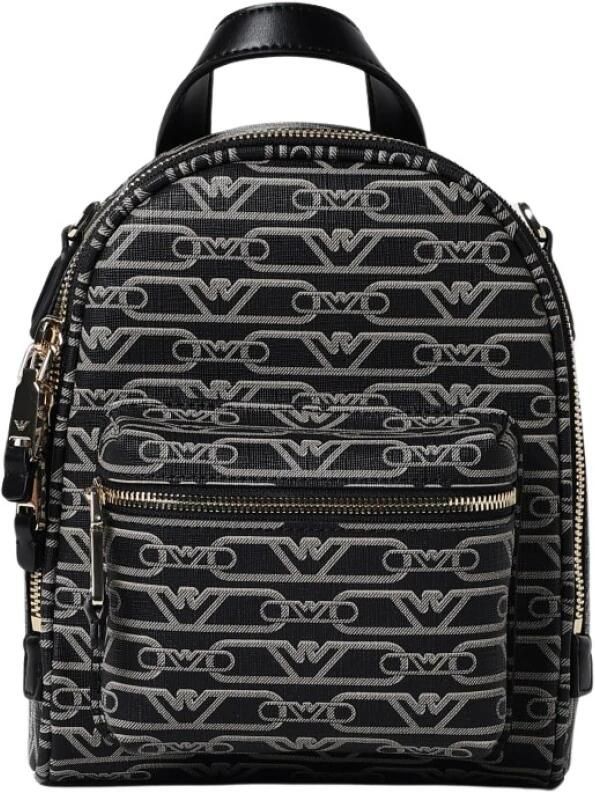 Emporio Armani Monogram Crossbody Tas met Ritssluiting Black Dames - Foto 3