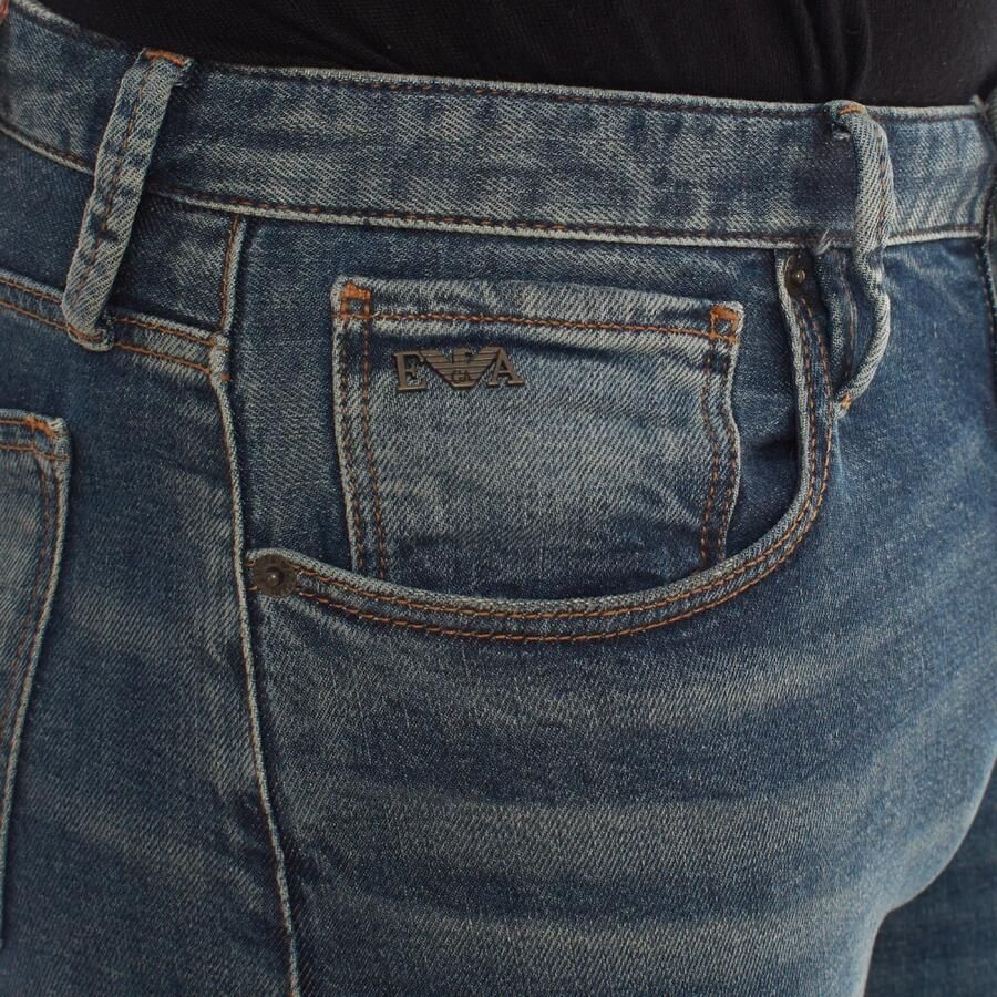 Emporio Armani Moderne Skinny Jeans met Elegantie Blue Heren