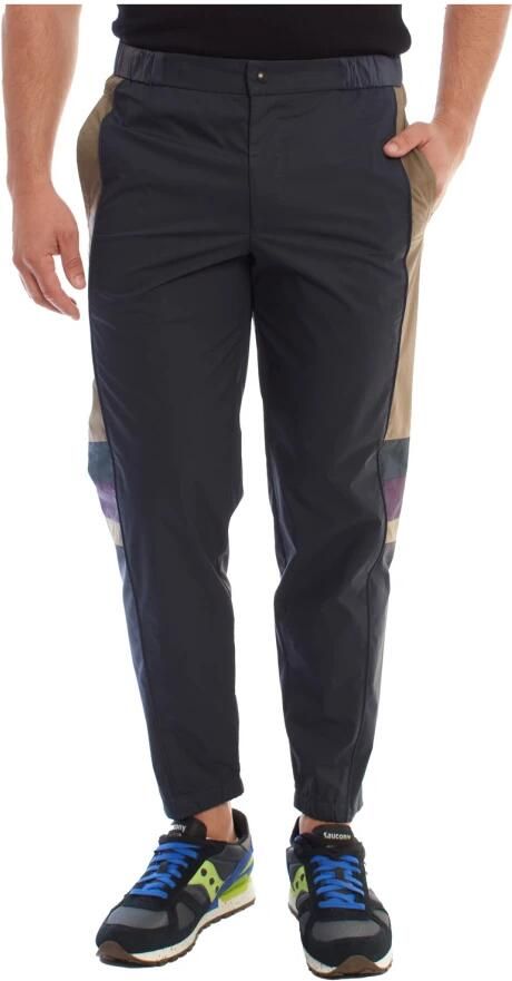 Emporio Armani Moderne Textuur Jogger Broek Blue Heren - Foto 5