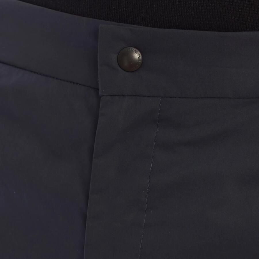 Emporio Armani Moderne Textuur Jogger Broek Blue Heren