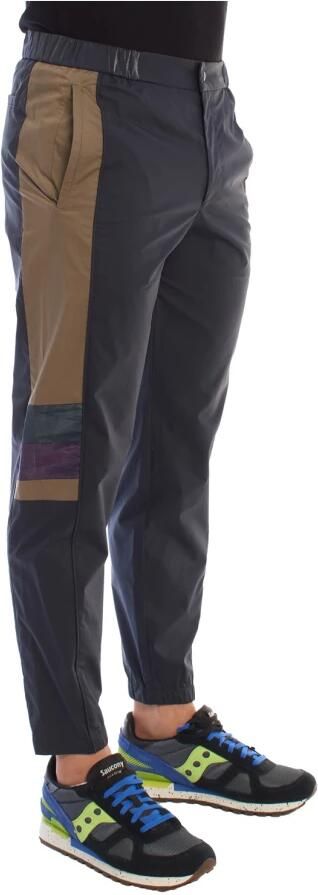 Emporio Armani Moderne Textuur Jogger Broek Blue Heren - Foto 3