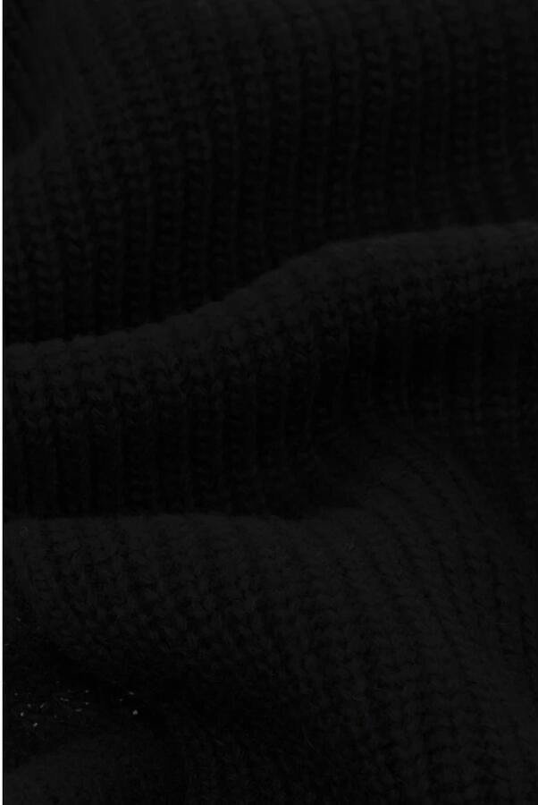 Emporio Armani Luxe Zwart Grijs Beanie+Scarf Set met Logo Black Heren - Foto 7