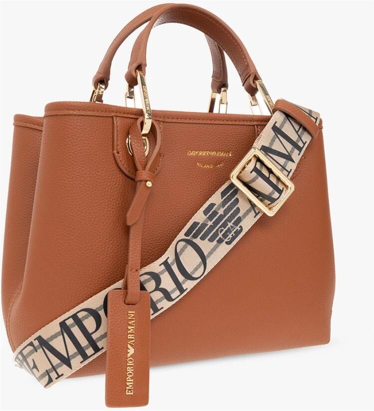 Emporio Armani Stijlvolle Handtassen voor Modieuze Vrouwen Brown Dames