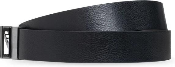 Emporio Armani Omkeerbare Grijze Riem met Metalen Adelaar Logo Gesp Black Heren - Foto 4