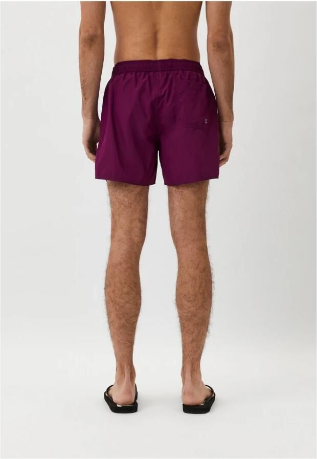 Emporio Armani Paarse Logo Band Zwemshorts Purple Heren