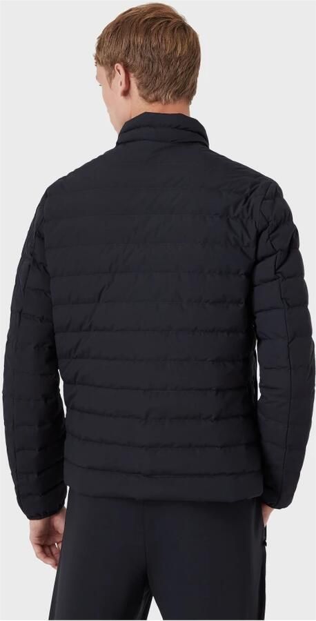 Emporio Armani Paddedylon Hoge Kraag Zwarte Puffer Jas Black Heren - Foto 9