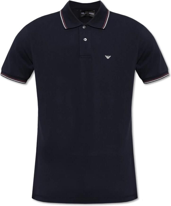 Emporio Armani Klassiek Polo Shirt voor Mannen Black Heren - Foto 6