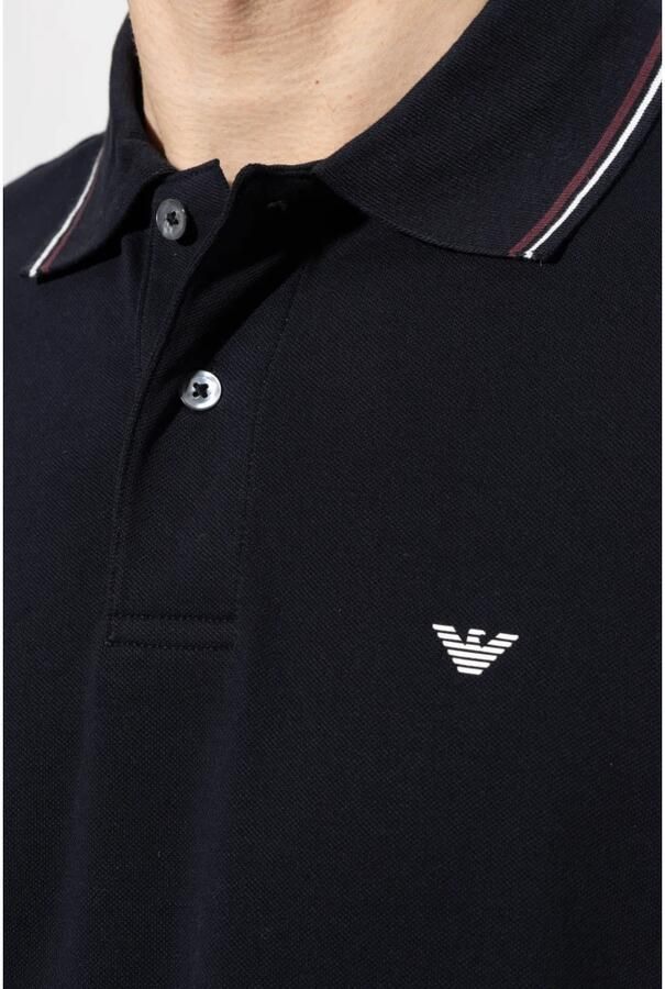 Emporio Armani Klassiek Polo Shirt voor Mannen Black Heren - Foto 2
