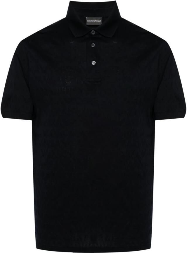 Emporio Armani Regular fit poloshirt met labelstitching - Foto 5