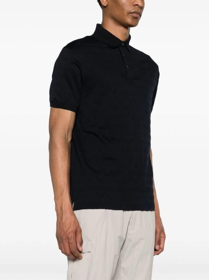 Emporio Armani Regular fit poloshirt met labelstitching - Foto 3
