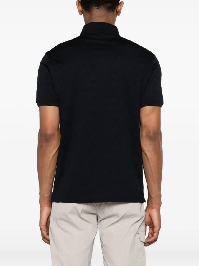 Emporio Armani Regular fit poloshirt met labelstitching