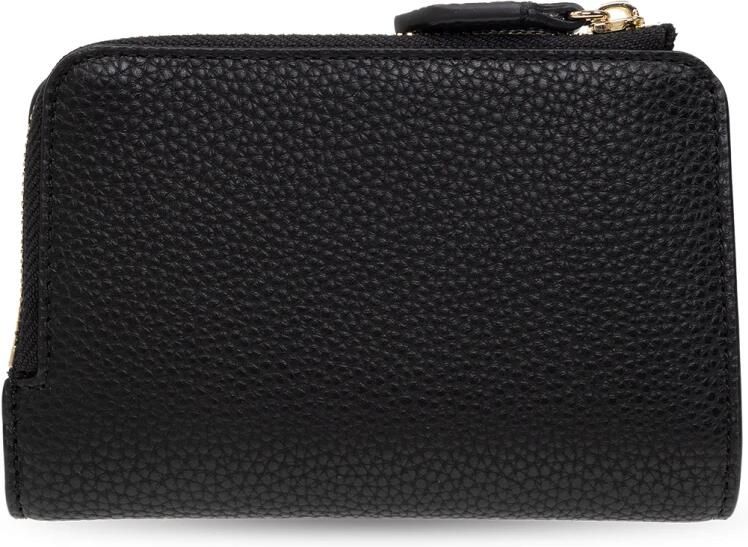 Emporio Armani Zwarte Kleine Portemonnee met Kaartsleuven en Muntvakje Zwart Dames - Foto 4